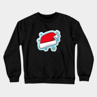 Christmas Hat Cute Design Crewneck Sweatshirt